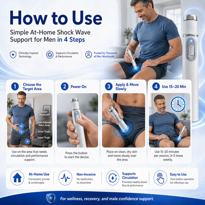🎉Next-Generation Ultrasonic Shock Wave Therapy Massager✨