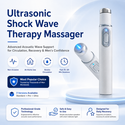 🎉Next-Generation Ultrasonic Shock Wave Therapy Massager✨