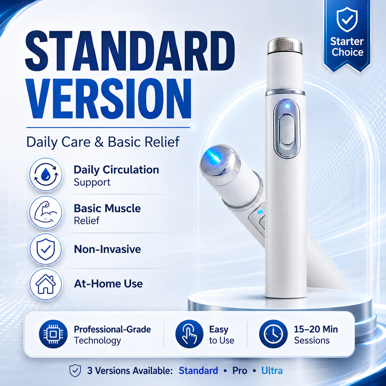 🎉Next-Generation Ultrasonic Shock Wave Therapy Massager✨